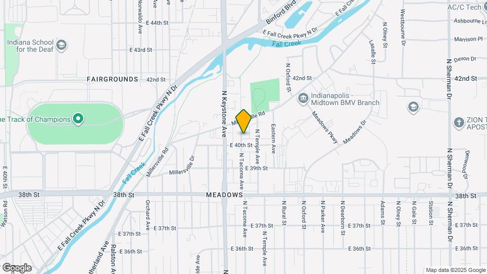 4021 N Tacoma Ave Map and Location Details