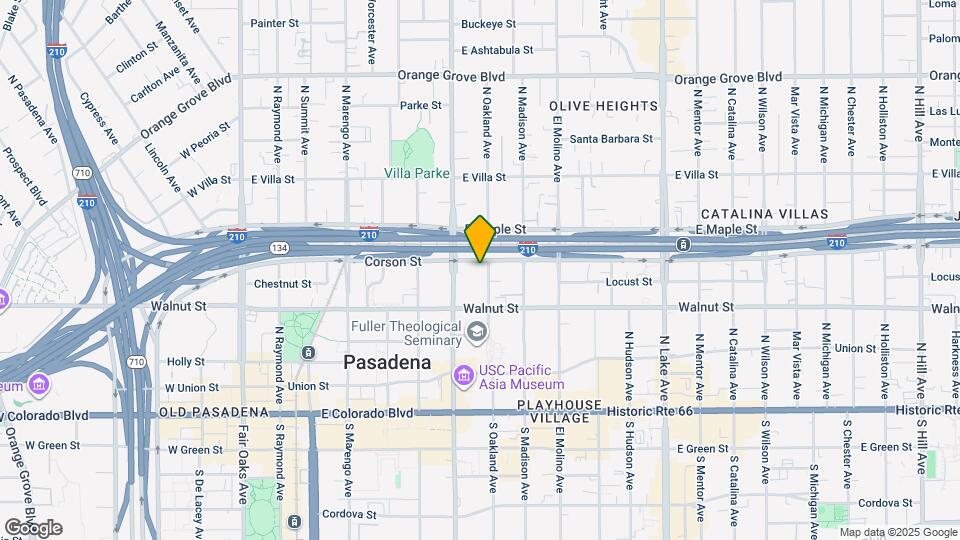 285 N Oakland Ave Map and Location Details