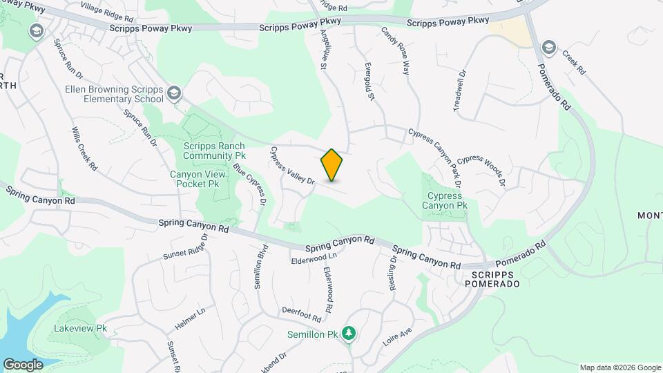 11942 Cypress Valley Dr Map and Location Details