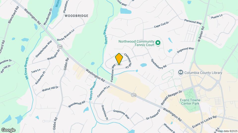 616 Chimney Hill Cir Map and Location Details