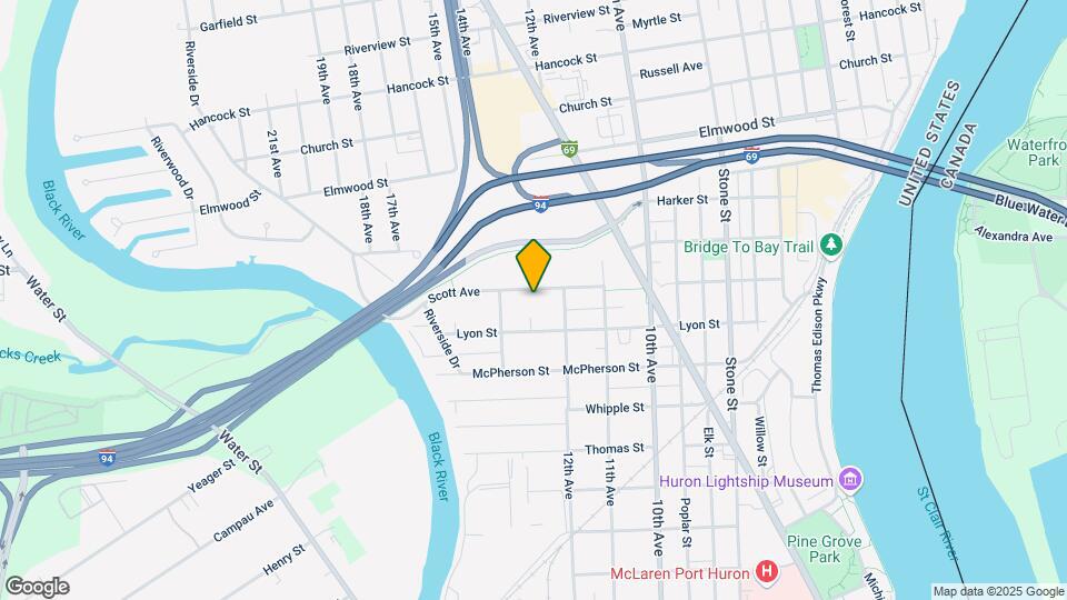 1622 Scott Ave Mapa y Detalles de la Ubicación