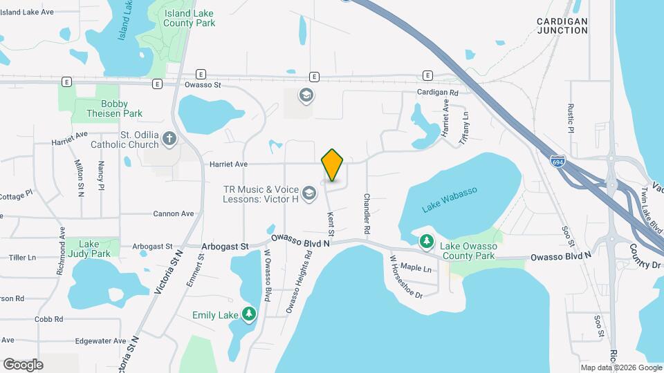 555 Lake Cove Ct Map and Location Details