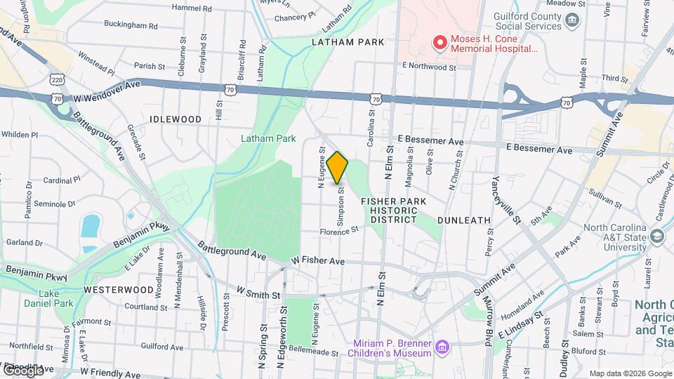 809 Simpson St Mapa y Detalles de la Ubicación