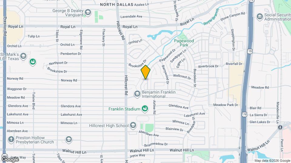 10431 Pagewood Dr Map and Location Details