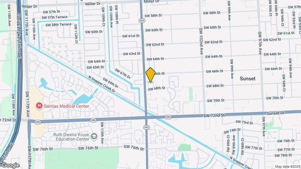 10620 SW 67th St Map and Location Details