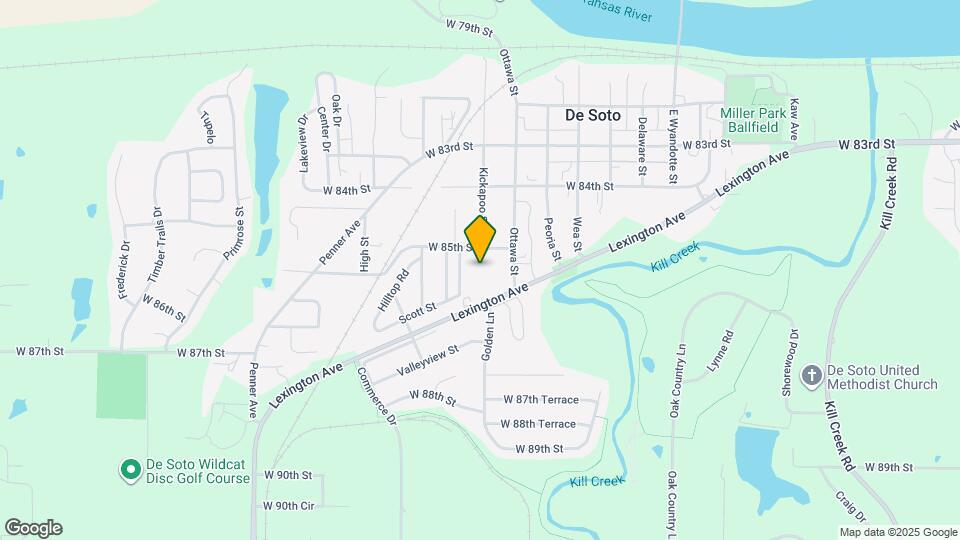 8534 Kickapoo St Map and Location Details