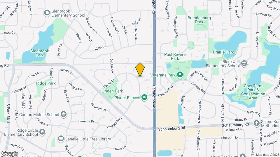 284 Glen Leven Ct Map and Location Details