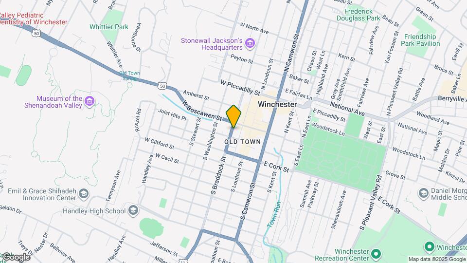 18 S Braddock St Map and Location Details