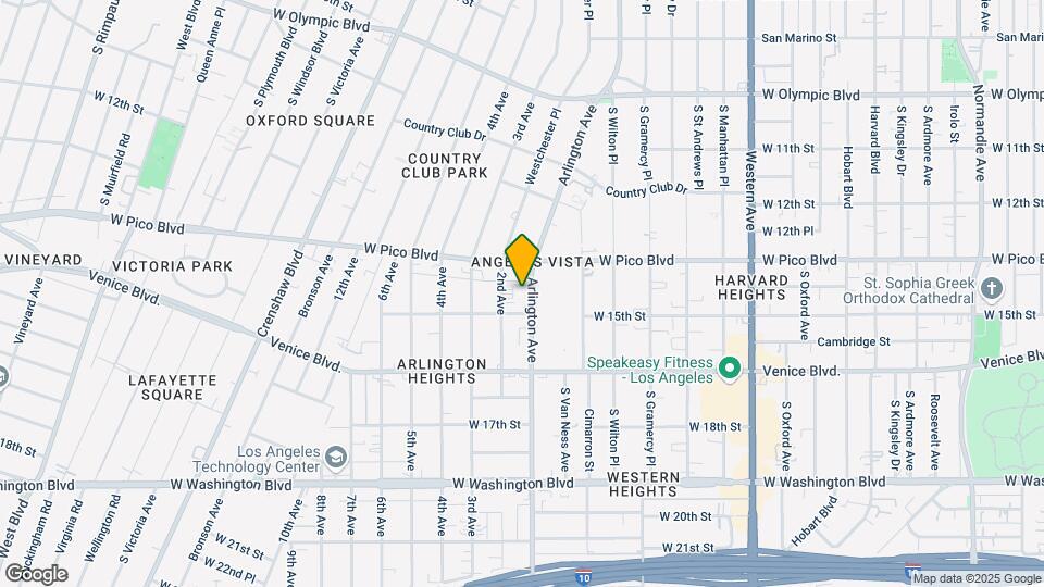 1401 Arlington Ave Mapa y Detalles de la Ubicación