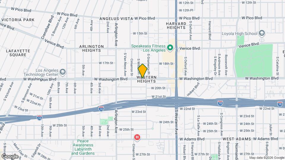 2362 W Washington Blvd, Unit 201 Map and Location Details