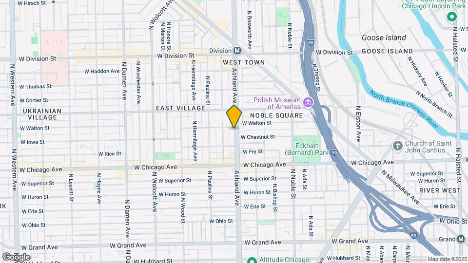 912 N Ashland Ave Mapa y Detalles de la Ubicación