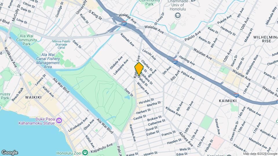 3121 Paliuli St Mapa y Detalles de la Ubicación