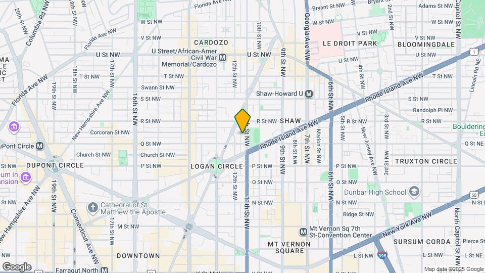 1616 11th St NW Map and Location Details