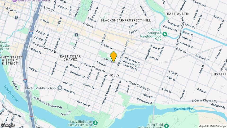 207 Caney St Map and Location Details