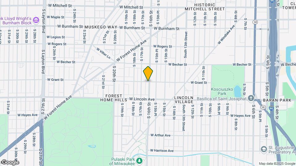 2201 S 16th St Map and Location Details
