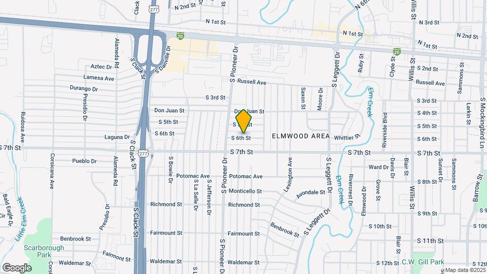 4250 S 6th St Map and Location Details