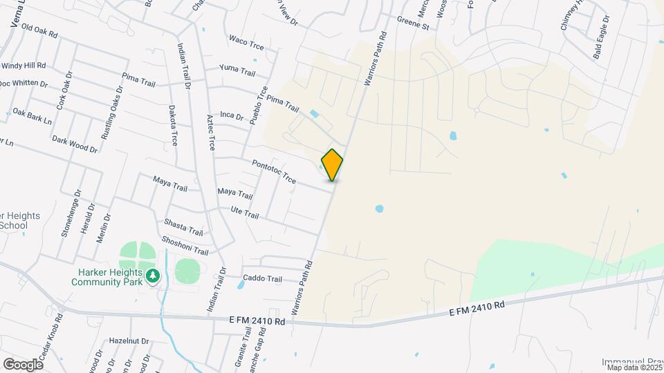 1815 Pontotoc Map and Location Details