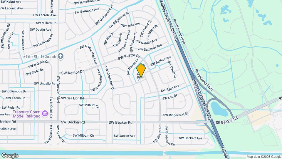 4381 SW Paley Rd Map and Location Details