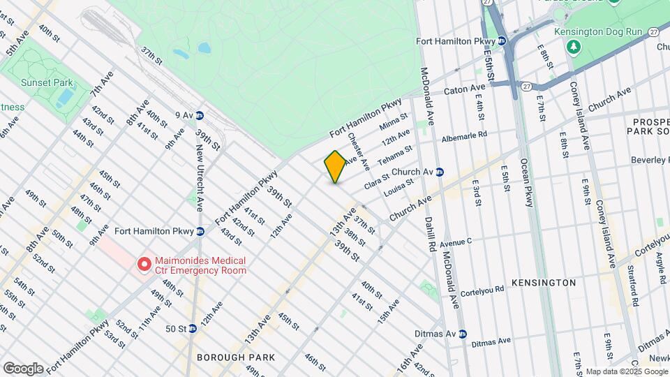 1242 36th St Mapa y Detalles de la Ubicación
