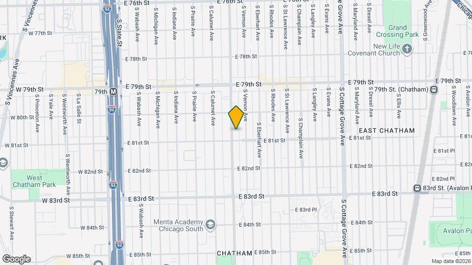 8045-8049 S King Dr Map and Location Details