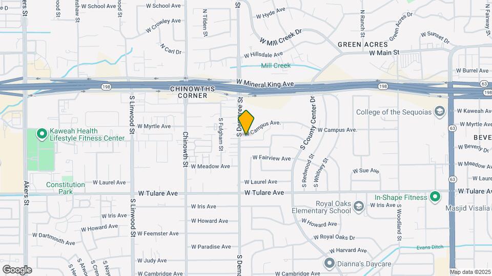 3549 W Campus Ave. Map and Location Details