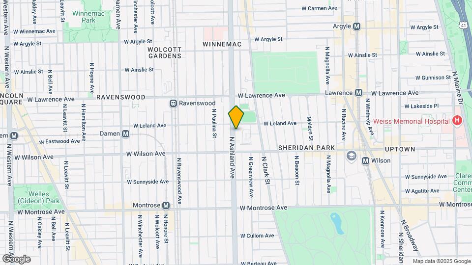 4641 N Ashland Ave Map and Location Details