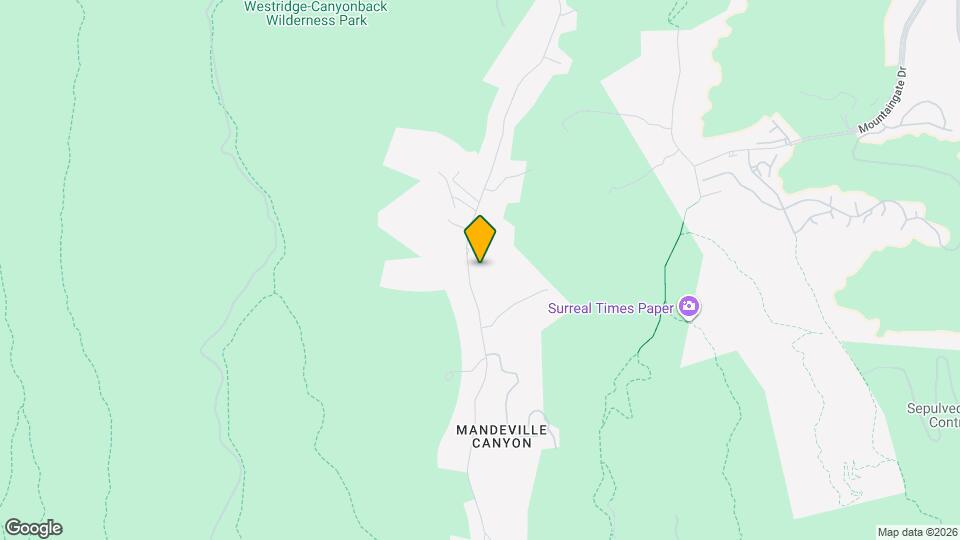 3266 Mandeville Canyon Rd Map and Location Details