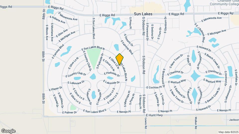 9454 E Olive Ln N Map and Location Details