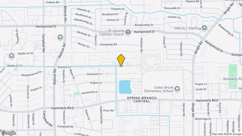 8915 Emnora Ln, Unit C Map and Location Details