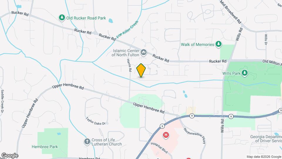 1204 Harris Commons Pl Map and Location Details