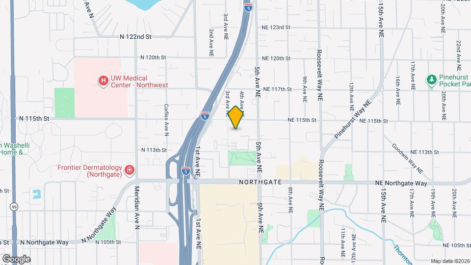 11338 3rd Ave NE Map and Location Details