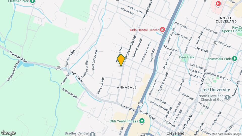 507 Georgetown Rd NW Map and Location Details