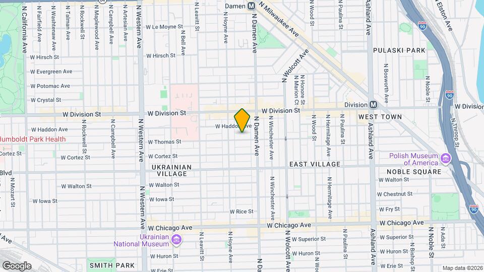 2032 W Thomas St, Unit J04P Map and Location Details