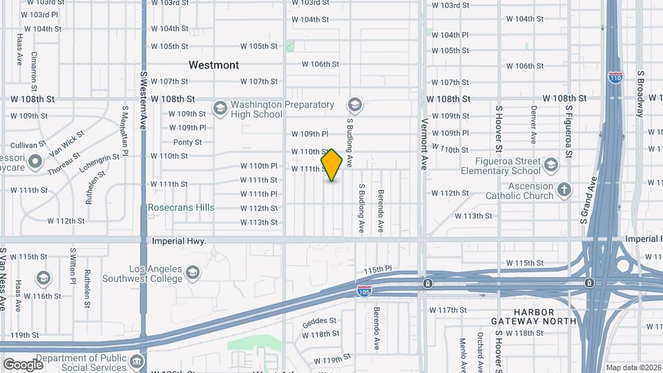 11128 Raymond Ave, Unit 11130 Map and Location Details