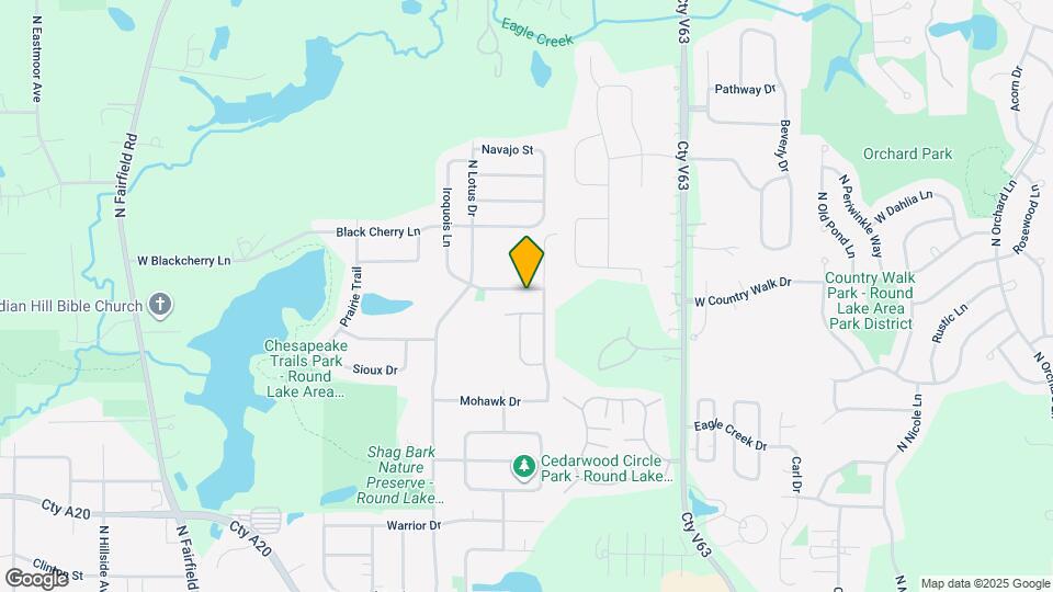 655 W Huron Hills Trail Map and Location Details