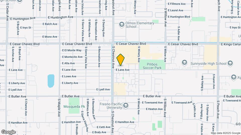 4827 E Lane Ave Mapa y Detalles de la Ubicación