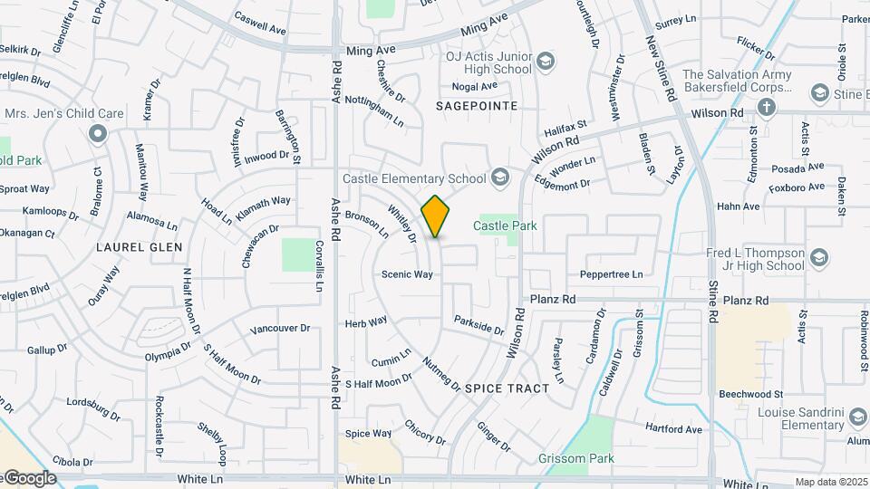 3025 N Half Moon Dr Map and Location Details