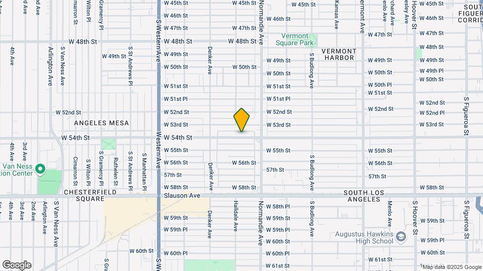 1445-1447 W 54th St Mapa y Detalles de la Ubicación