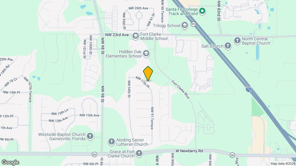 9232 NW 17th Pl Map and Location Details