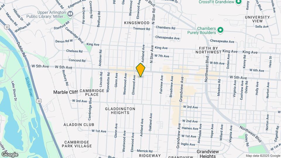 1519 Ashland Ave Map and Location Details