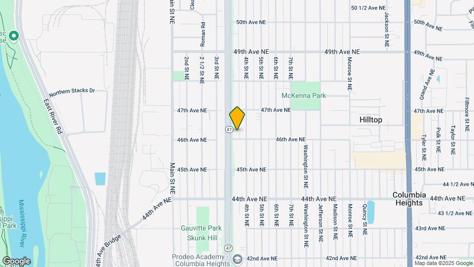 4609 University Ave NE Map and Location Details