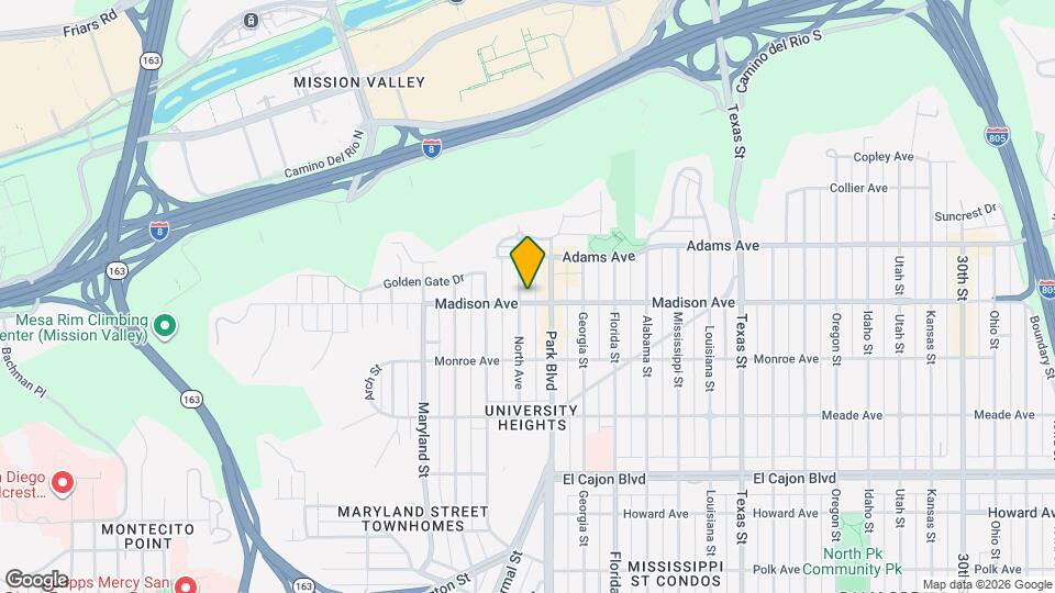 1702 Madison Ave Map and Location Details