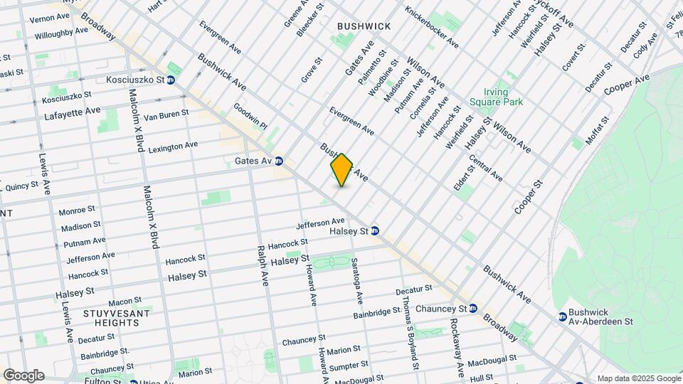 1102 Putnam Ave Mapa y Detalles de la Ubicación