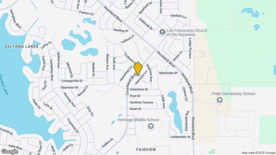 1253 Harcross Ln Map and Location Details