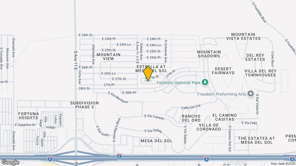 11578 E 27th Pl Map and Location Details