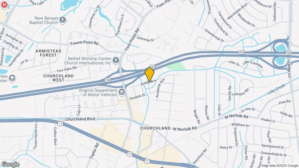 6015 Arthur Ave Map and Location Details