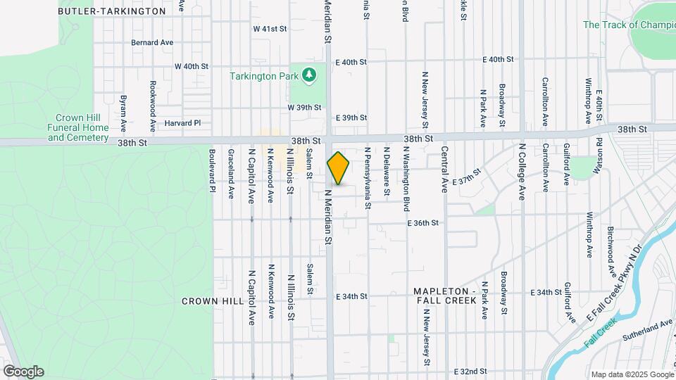 3715 N Meridian St Map and Location Details