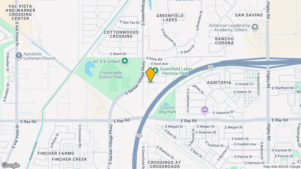 2455 E Sheffield Ave Mapa y Detalles de la Ubicación