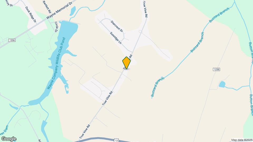 416 True Vine Rd Map and Location Details