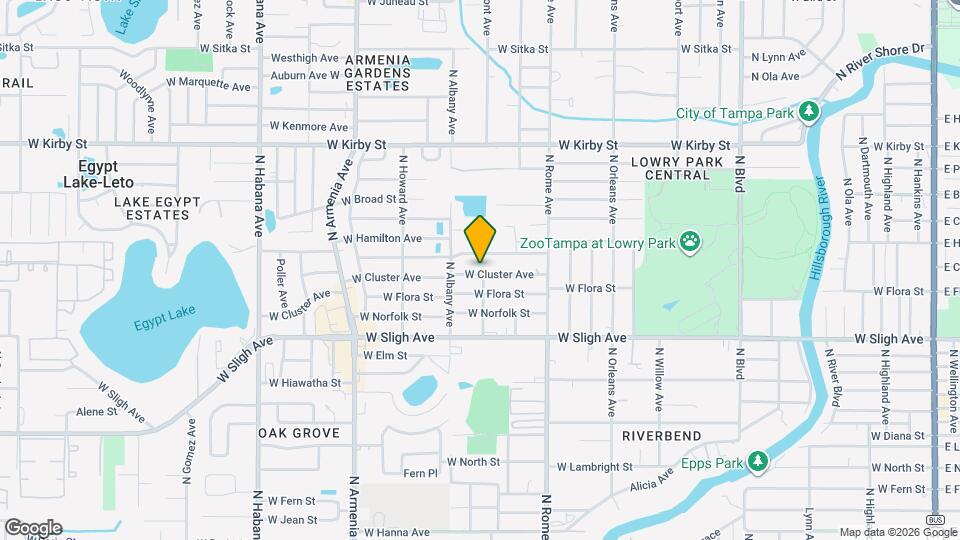 1901 W Cluster Ave Mapa y Detalles de la Ubicación